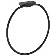 Кольцо для полотенец Grocenberg AC0063BL, черный