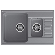Кухонная мойка GranFest QUARZ 21К, темно-серый