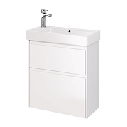 Тумба под раковину подвесная Dreja Slim 65 см, белый
