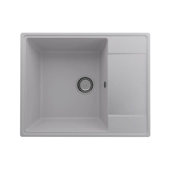 Кухонная мойка Ulgran Quartz Prima 605-04, платина