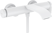 Смеситель для ванны однорычажный HANSGROHE Vivenis внешнего монтажа, белый матовый (75420700)