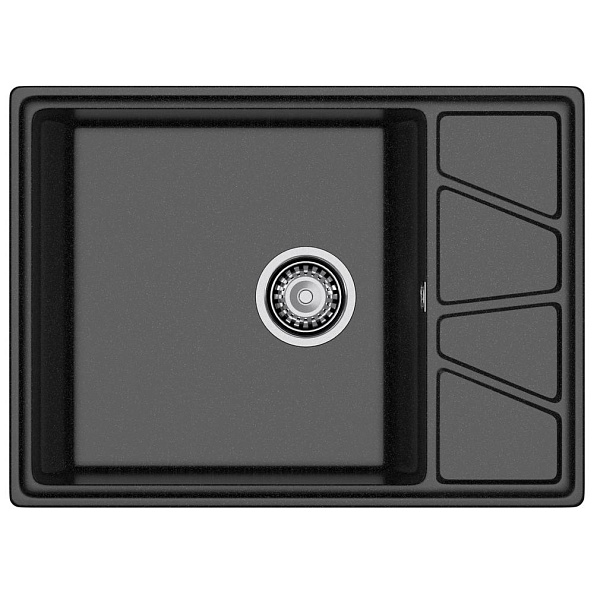 Кухонная мойка GranFest VERTEX 680L, черный