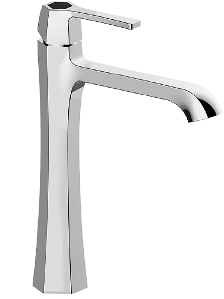 Смеситель для раковины Cisal Chérie, Chrome/Night Black (CH0035446T)