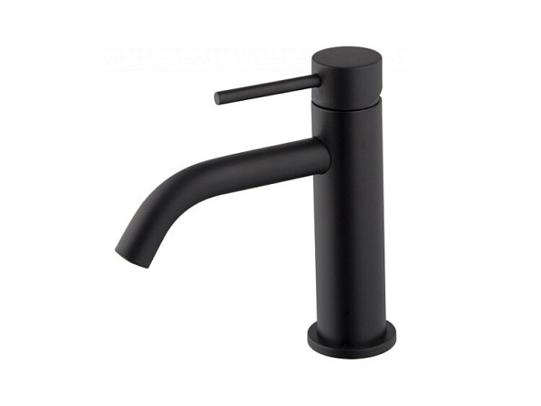 Смеситель для раковины Fima Carlo Frattini Spillo Up, черный матовый (F3031XSNS)