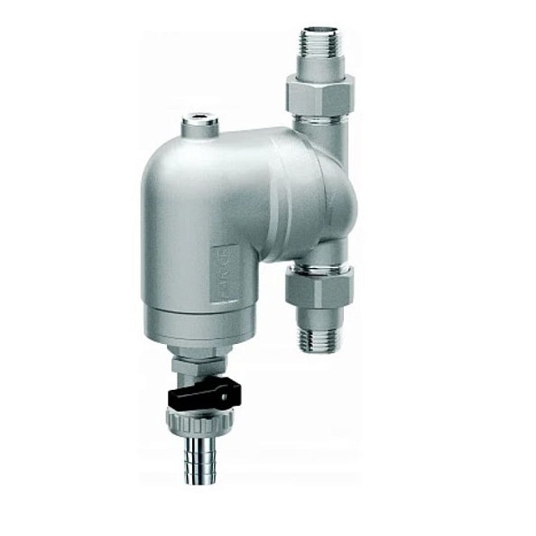 Фильтр FAR 100 мкм под манометр, Max: 95 C, 25 бар, 1/2" НР (FA 39A3 12100)