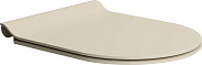 Сиденье GSI Slim New, с микролифтом Soft Close, быстросъёмное, матовый Creta (MS86CSNS08)