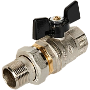 Кран шаровый Bugatti Oregon 322 Н/В (Ду=15 мм) 1/2" с накидной гайкой (03220027)