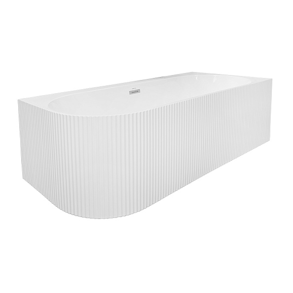 Ванна акриловая Azario LAGO BLANCO 1700х750х580 пристенная, правая, в комплекте с сифоном и металлической рамой (AZ-6724-1CR)