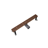 Душевой трап линейный Knotlor SDRW0500LRB, бронза