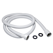 Шланг душевой MIXLINE МЛ-2-175/MIX-2-175 175 см имп/кон, EPDM, нерж.сталь БЕЛЫЙ МАТОВЫЙ (коробка) (557323)