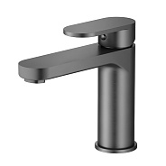 Смеситель Raglo R50.10.09 для раковины  монолитный, графит