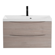 База под раковину подвесная BelBagno Marino 900х500х450 мм, Rovere Grigio (MARINO-900-2C-SO-RG-P)