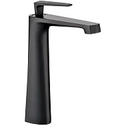 Смеситель для раковины высокий Grocenberg GB3025BL, черный