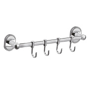 Планка с крючками для полотенец D-Lin D289700-4, хром