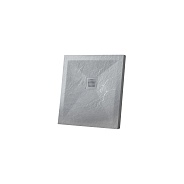 Поддон для душа из искусственного камня Vincea (VST-4SR9090G), 900х900х25 мм, серый