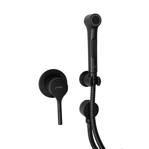 Гигиенический душ Jacob Delafon Elate E24610-BL со смесителем, черный матовый