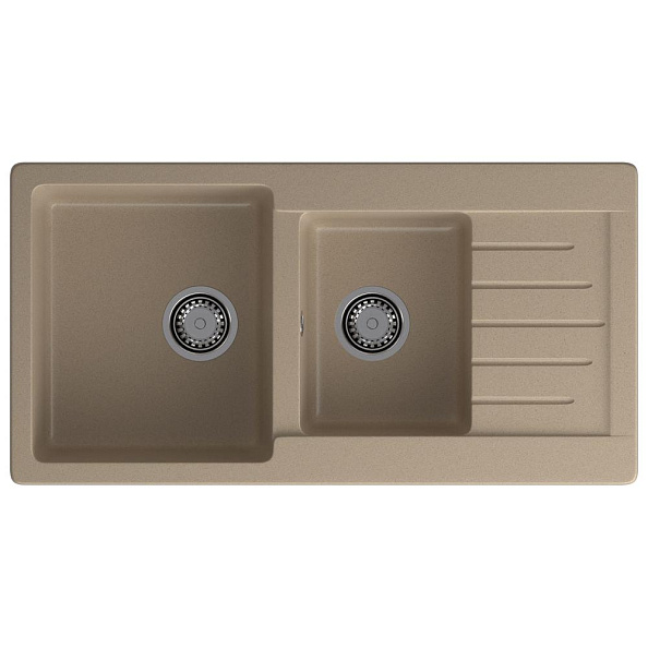 Кухонная мойка GranFest PRACTIK 980KL, песок