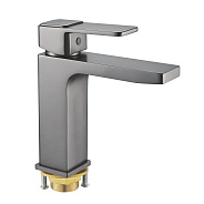 Смеситель для раковины Shevanik S9701T, оружейная сталь