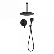 Душевая система встраиваемая FILARETE Roun FL1029BL, черный