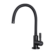 Смеситель для кухни с гибким изливом GAPPO G1052-96, черный