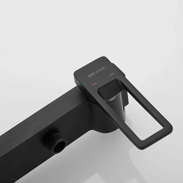 Гигиенический душ со смесителем Shevanik S6805H-1, черный