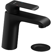 Смеситель для умывальника с донным клапаном Ravak FL 013.20 черный