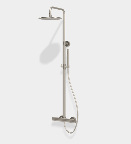 Душевая стойка Fima Carlo Frattini Shower column, брашированный никель (F3255/R256SN)