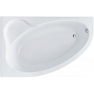 1.WH50.1.662 ЭДЕРА 170х100 ванна асимметричная акриловая левосторонняя белая