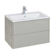 1A258101AJ9A0 Тумба-умывальник Сохо 75 Слэйт/Галька серая (рак. 1WH501619)