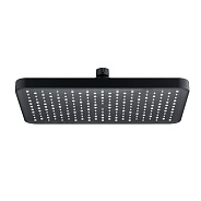 Лейка верхняя для душа Splenka S451.52.06 прямоугольная 320*210мм пластик/силикон, черный