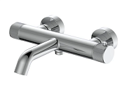 Смеситель для ванны Splendy Passion на 2 потребителя термостатический никель брашированный (PA203N2T220NB)