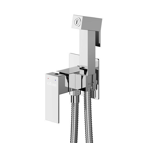 Гигиенический душ со смесителем Cezares Slider, хром (SLIDER-DIF-01)