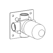 Внутренняя часть Carimali назначение-для дивертора на 3 потока воды, не окрашен (W21802CR)