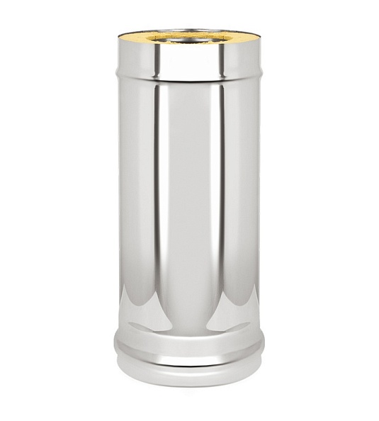 Труба-сэндвич дымохода 0,5м Ferrum AUSTENITE 30-50 (304/0,8мм + нерж.) Ф115х200