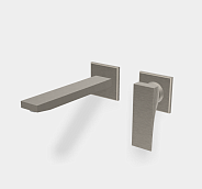 Смеситель для раковины Fima Carlo Frattini Zeta, брашированный никель (F3971WLX8SN)