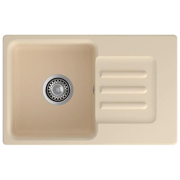 Кухонная мойка GranFest SMART 680L, бежевый