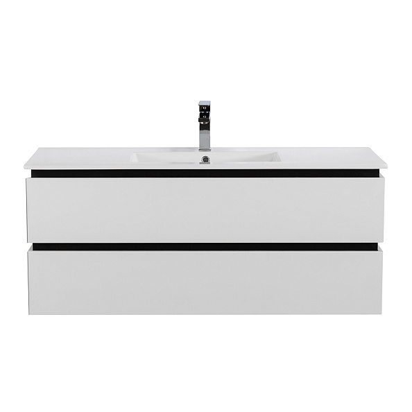 База под раковину подвесная Cezares Plane 1200х460х500, Bianco Lucido (PLANE-1200-2C-SO-BL)