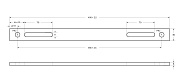Комплект кронштейнов для крепления ног BelBagno белый (BB06-SUP-1550)