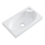 Раковина из искусственного мрамора BelBagno Pietra Mini 460х125х260 мм (BB-460-PM-LVB)