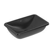 Раковина встраиваемая под столешницу Villeroy & Boch Loop & Friends Pure Black, CeramicPlus (4A5700R7) (54 см)