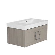 Тумба под раковину подвесная La Fenice Cubo FNC-01-CUB-C-80, бежевая