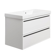 Тумба под раковину подвесная La Fenice Elba TWIN FNC-01-ELB-B-100-2, белая