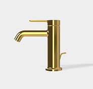 Смеситель для раковины Fima Carlo Frattini Snap, золото (F3111OR)