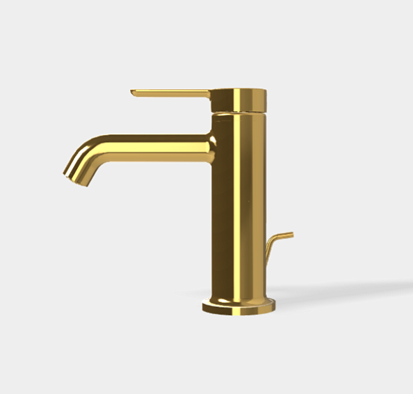 Смеситель для раковины Fima Carlo Frattini Snap, золото (F3111OR)