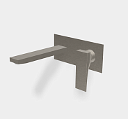 Смеситель для раковины Fima Carlo Frattini Zeta, брашированный никель (F3971WLX5SN)