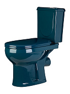 40325110402 Унитаз-компакт "Ирида" Стандарт/ зеленый, нижний подвод воды, горизонтальный выпуск(старый арт. 40325130402)