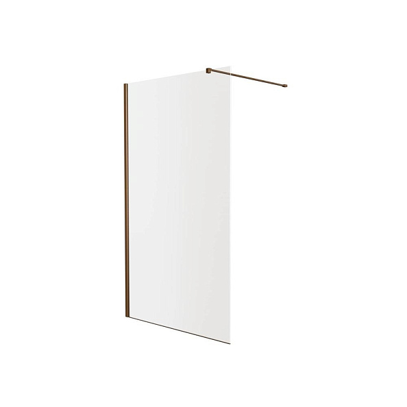 Душевая перегородка Knotlor WI120CG0RB 120х200, бронза