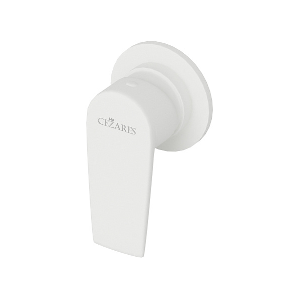 Встраиваемый смеситель для душа Cezares Nautic, белый матовый (NAUTIC-DIM-BIO)