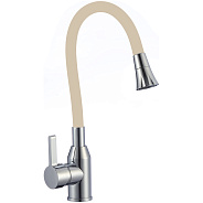 Смеситель для кухни с гибким изливом и режимом душ Fmark FS8277A-12, хром