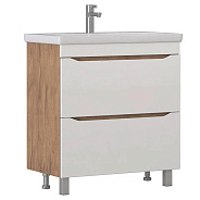 Тумба с раковиной напольная VIGO Grani 203 дуб золотой, 80 см